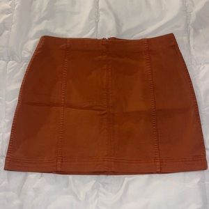 Burnt Orange Skirt
